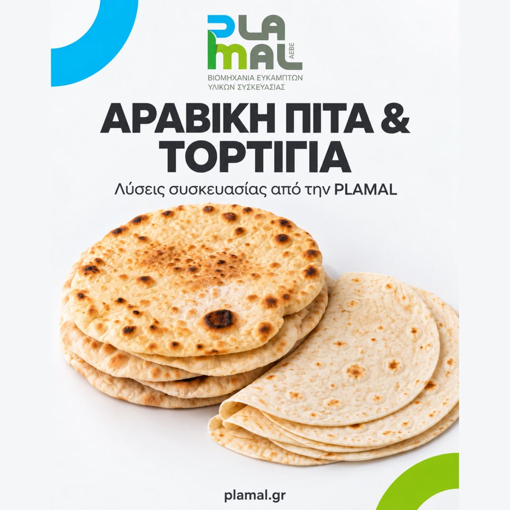 Συσκευασία για αραβική πίτα και τορτίγια | PLAMAL
